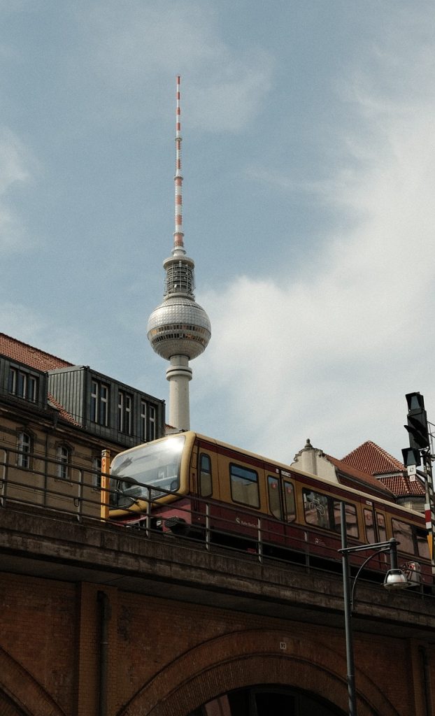 berlin, germany, train